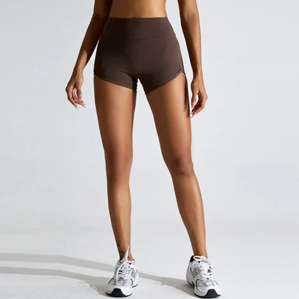 High Waste Scrunch Yoga Shorts - Image 3