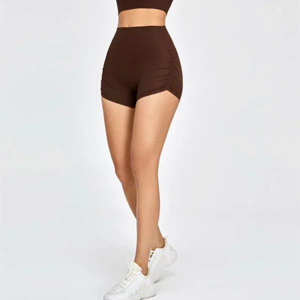 Side Fold Yoga Shorts - Image 4