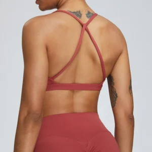 Scrunch Front Yoga Bra